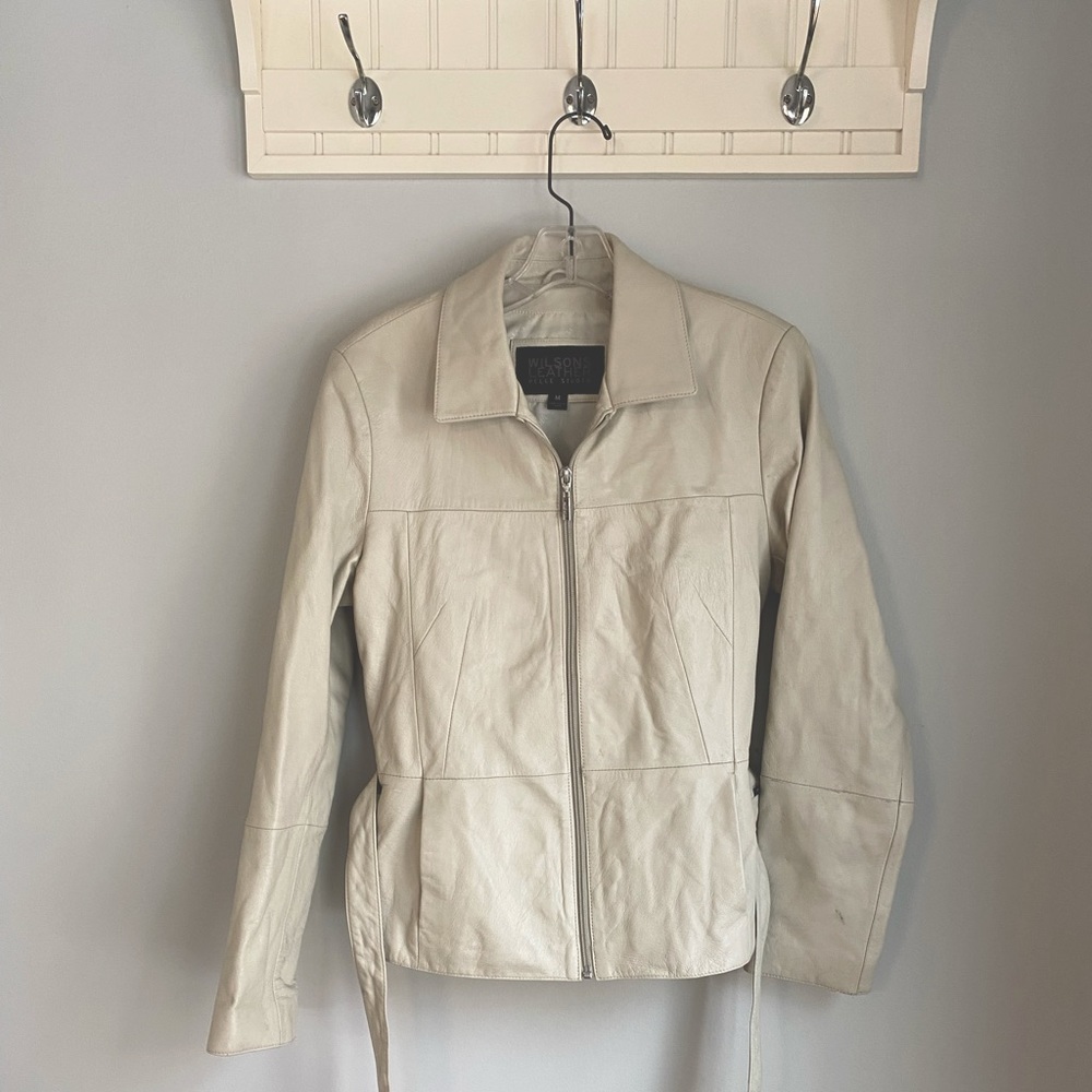 Wilson’s Leather Cream colored Jacket